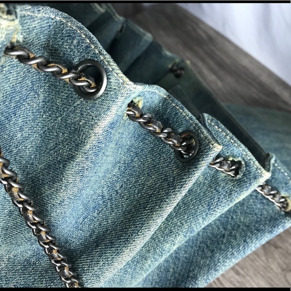 💎RARE💎Chanel denim accordion purse - Picture 9 of 10